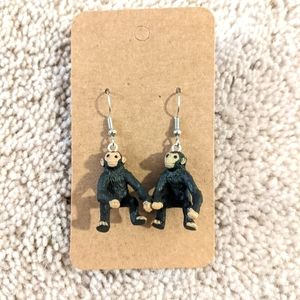 Monkey earrings